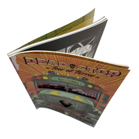 Livre de bande dessinée promotionnel pas cher pour enfants et adultes, couleurs pleines, papier offset, couverture souple, reliure parfaite, impression UV sélective