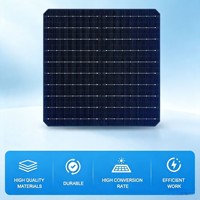 Cellule solaire PERC OEM 182*182mm avec livraison rapide pour module solaire demi-cellule 10BB et module PV dans un panneau solaire