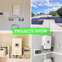 Sistem Tenaga Surya Whayo 6 Kw 10Kw 15 Kw 10000W Kit Fotovoltaik Lengkap Sistem Penyimpanan Energi Surya Hibrida Dengan Baterai Lithium