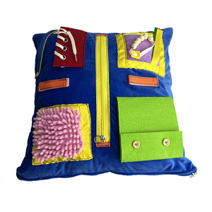 Coperta sensoriale Fidget a 2 lati per adulti con attività di demenza per aiutare l'<span class=keywords><strong>asperger</strong></span> autistico di Alzheimer a migliorare la memoria - Product Image 1
