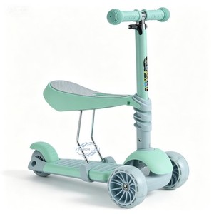 Patinete Plegable de Tres Ruedas para Niños, Juguete Ligero para Jugar al Aire Libre para Niños Pequeños - Product Image 4