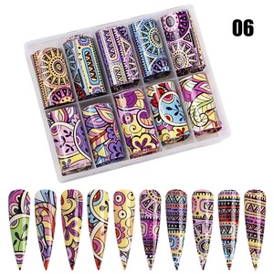 Feuilles de transfert pour ongles, décoration de manucure, 1 étui, 10 rouleaux, 2020x4, prix d'usine, DIY bricolage, 100 - Product Image 4