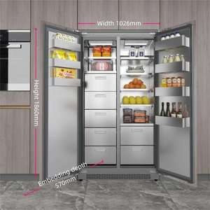 Inversor de refrigerador incorporado de venta directa ZUNGUI <span class=keywords><strong>sin</strong></span> refrigerador Frost - Product Image 4