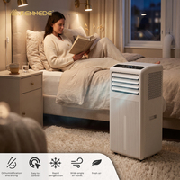 Climatiseur portable de grande taille 9000 BTU, électrique, pour extérieur et intérieur, compatible VR, uniquement refroidissement, autonome, pour usage domestique, faible consommation d'énergie