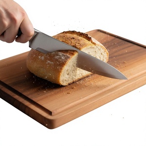 Tabla de Cortar Rectangular de Madera Sostenible de Primera Calidad, Tabla de Cortar con Diseño de Tablero de Ajedrez, Apta para Lavavajillas, para Preparación de Alimentos en la Cocina - Product Image 4
