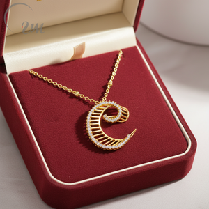 สร้อยคอเงิน UM Jewelry ชุบทอง ขายส่ง เหมาะสำหรับทั้งชายและหญิง ของขวัญหมั้น ของขวัญวันครบรอบ สวมใส่ได้ทุกวัน งานปาร์ตี้ - Product Image 6