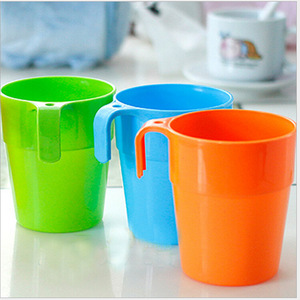 <b>Plastic</b> Water <b>Cups</b> Mixed Colors With Ear Loops Mouthwash <b>Cup</b> Household Daily Necessities Unisex Gift - Product Image 1