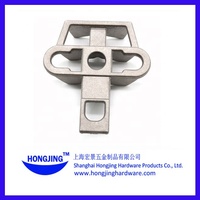 Hongjing support de poteau universel usine pas cher prix en alliage d'aluminium support de montage de poteau Durable pour raccords ADSS UPB