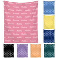 Couverture personnalisée pour fille, couverture pour bébé, cadeau personnalisé, couverture pour enfant, couverture avec nom de bébé, cadeaux de Noël