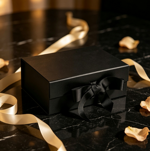 Caja de Regalo Magnética de Lujo con Lazo de Cinta, Caja Rígida de Papel con Tapa Abatible para Joyería, Cosméticos, Bodas, Fiestas, Cumpleaños - Product Image 4