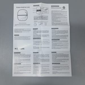 หวีแปรงผมตรงแบบพกพา ยี่ห้อสินค้าสั่งผลิต ชาร์จไฟได้ผ่าน USB ปรับอุณหภูมิได้ 3 ระดับ สำหรับใช้ในโรงแรม - Product Image 6