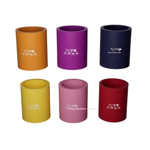 Manchon de tasse en caoutchouc mousse NBR, antidérapant, anti-chute, isolant, surface lisse, logo personnalisable - Product Image 4