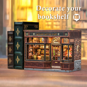 CuteBee 2025 New Design CWGB402 <strong>Diy</strong> Book Nook Kit <strong>Diy</strong> Miniature House <strong>Diy</strong> Craft Kit Wooden Book Nook 3D Puzzles for Adults - Product Image 3