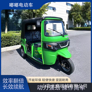 Tricycle électrique à 3 roues, batterie au plomb-acide 48 V, transport de marchandises, vitesse unique, cadre en acier, carrosserie en plastique - Product Image 5