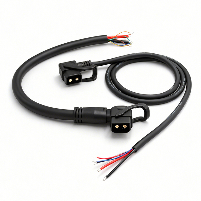 High Current New Energy Electric Vehicle Motorcycle 2+6 Charging Plug Connector PVC Power Cable