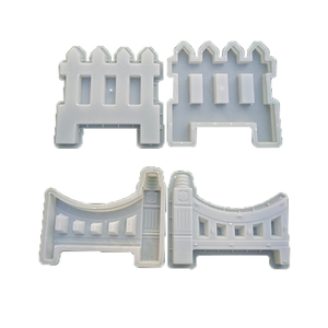 Molde de plástico para valla de estanque de flores - Product Image 1