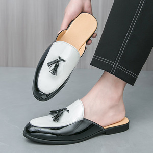 Zapatillas de Hombre para Verano e Invierno, Transpirables, Antideslizantes, con Plantilla de EVA, Resistentes, Cómodas, Tipo Mule, de Piel Sintética, de Secado Rápido - Product Image 6