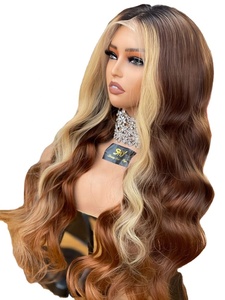 วิกผมแท้สำหรับ100% วิกผมลูกไม้ใส13*4ทำจากผมด้านหน้าสุดหรูเน้น #613สีบลอนด์ขี้เถ้า - Product Image 2