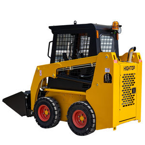 HT25 mesin pemuat roda Mini CE asli pemuat selip kecil mesin pemuat Diesel bekas - Product Image 4