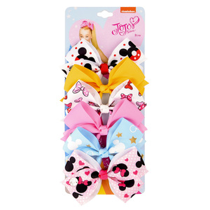 Nuevo conjunto de horquillas de 6 piezas para niñas dulces, accesorios para el cabello para niños, horquilla para pajarita bonita para niñas - Product Image 1