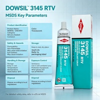 Adhésif silicone RTV 3145, scellant MIL-A-46146, colle silicone monocomposant non fluide pour l'étanchéité électronique