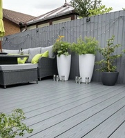 Prix d'usine Planche de terrasse composite étanche Jardin Piscine Patio Wpc Pont Balcon Revêtement de sol Terrasse extérieure