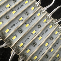 Module Led étanche 12V SMD 5730 3 LED époxy 0.6w lumière 75*12mm