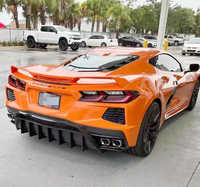 Diffuseur de pare-chocs arrière en fibre de carbone C8 pour Chevrolet Corvette C8 Z07 Stingray 2020 à 2025