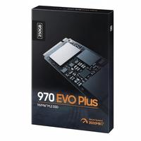 SSD PCIe NVMe M.2 250GB 970 EVO Plus untuk Komputer Desktop MZ-V7S250BW dengan kecepatan baca hingga 3500 MB/s dan kecepatan tulis 2300 MB/s