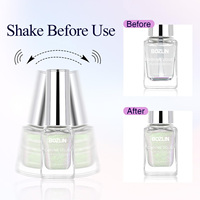 Kit de poudre liquide effet miroir chromé série caméléon BOZLIN 5 ml 6 couleurs pour une longue durée