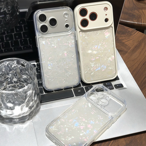 เคสไอโฟน 17 โปรแม็กซ์ สำหรับหัวเว่ย วีโว่ ออปโป้ เสี่ยวหมี่ 15 ดีไซน์หรูหรา ลายเปลือกหอย สีรุ้ง - Product Image 5