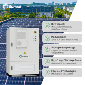 선팔 베스 태양광 배터리 에너지 저장 시스템 50Kw 100Kwh 올인원 ESS 배터리 태양광 컨테이너 하우스 - Product Image 2