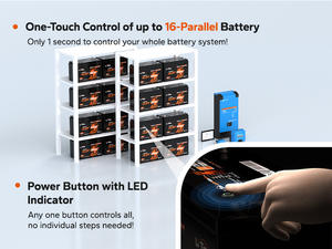 Sistema de Alimentación LiTime para Parar la Energía, Batería Inteligente ComFlex LiFePO4 de 12.8V 100Ah con Bluetooth para Comunicación, +4000 Ciclos, Energía Solar - Product Image 4