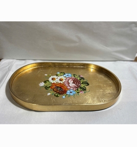 Plateau en laque de haute qualité, forme personnalisée, plateau de service décoratif pour aliments, boissons, thé, café, table à manger - Product Image 1