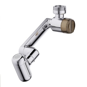 Aérateur <span class=keywords><strong>de</strong></span> Robinet Pivotant à 360° pour Lavabo et Toilettes, Bras <span class=keywords><strong>de</strong></span> Douche Universel Anti-éclaboussures avec Filtre et Buse Pivotante - Product Image 5