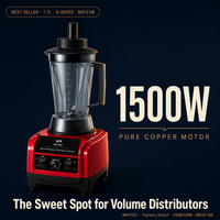 Mixeur Commercial Robuste à Marque Blanche, Moteur 1500W, Durée de Vie 2000+ Heures, Certifié CE ROHS SGS, Fournisseur de Mixeurs Professionnels