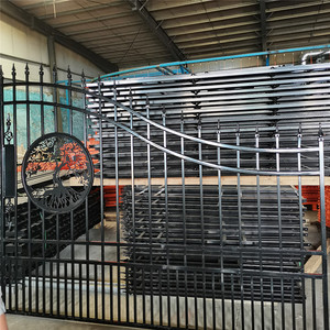 <span class=keywords><strong>Portail</strong></span> de Fer Forgé de Luxe Personnalisé 16/20 pieds, Design Décoratif pour Ferme et Ranch, <span class=keywords><strong>Portail</strong></span> <span class=keywords><strong>Coulissant</strong></span> Automatique pour Allée - Product Image 2
