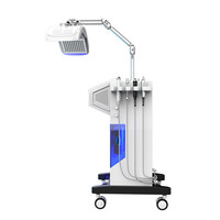 Hydrodermabrasion par aspiration 90 kPa, nettoyeur de peau nano à eau et oxygène, appareil de nettoyage facial en profondeur, compatible avec les prises US/AU