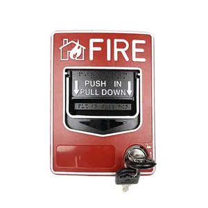 Push Down Station punto di chiamata manuale sistema di allarme antincendio convenzionale prezzo di fabbrica