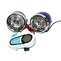Haut-parleurs étanches pour moto 12V, Bluetooth, télécommande, radio numérique USB, lecteur MP3