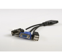 Câble adaptateur de serveur lame d'origine Câble KVM Port série + USB + VGA 409496-001 416003 pour HP C3000 C7000