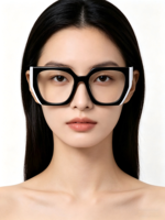Nueva Colección UAN UAI 2026: Monturas Ópticas de Acetato Facetado en Capas, Superventas para Mujer (Alta Calidad, Diseño Extragrande)