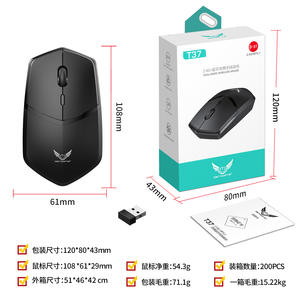 เซโรเดทเมาส์ไร้สายบลูทูธ 1600 ดีพีไอโหมดคู่เงียบแบบชาร์จได้สำหรับแท็บเล็ตแล็ปท็อปสำหรับเล่นเกมในสำนักงาน - Product Image 3