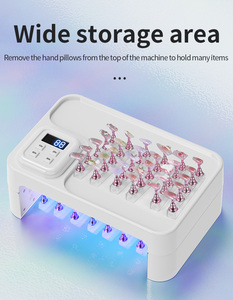 Professional UV LED Nail Lamp 180W Large Space Nail <b>Dryer</b> for Gel Polish with Leather Hand Pillow, Auto Sensor Function. - Product Image 3