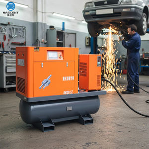 Compresseur d'air à vis industriel intégré 4 en <span class=keywords><strong>1</strong></span> 10hp 20hp 30hp 16bar 7.5KW 15KW avec sécheur et réservoir pour machine de découpe <span class=keywords><strong>laser</strong></span> - Product Image 1