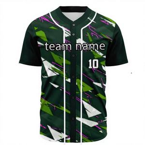 Nouveau Maillot de Baseball Unisexe Personnalisé par Sublimation, Respirant, Grande Taille, Bretelles Ajustables, Nom d'Équipe Personnalisé, Qualité Supérieure - Product Image 1
