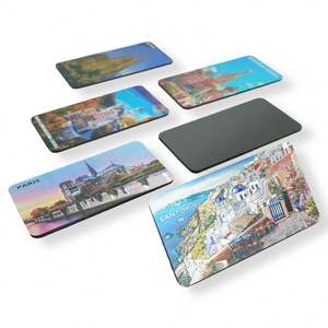 Nuevos imanes de nevera de aluminio con diseño personalizado de París y Santorini - Product Image 4