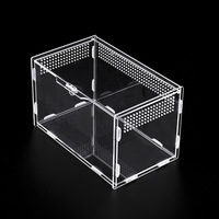 Vitrines Acrylique Reptile Enclos Cage Boîte Acrylique Araignée Enclos pour Tarantule