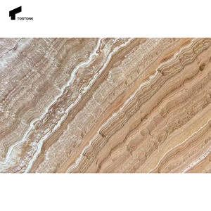 TOstone แผ่นหินอ่อนนกยูงสีแดงสีขาวแปลกใหม่แผ่นขัดสำหรับการออกแบบในร่มในห้องนั่งเล่นห้องครัวห้องน้ำ - Product Image 4