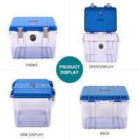 Boîte de rangement étanche et antichoc pour objectif d'appareil photo, fonction de déshumidification, étui portable personnalisable OEM